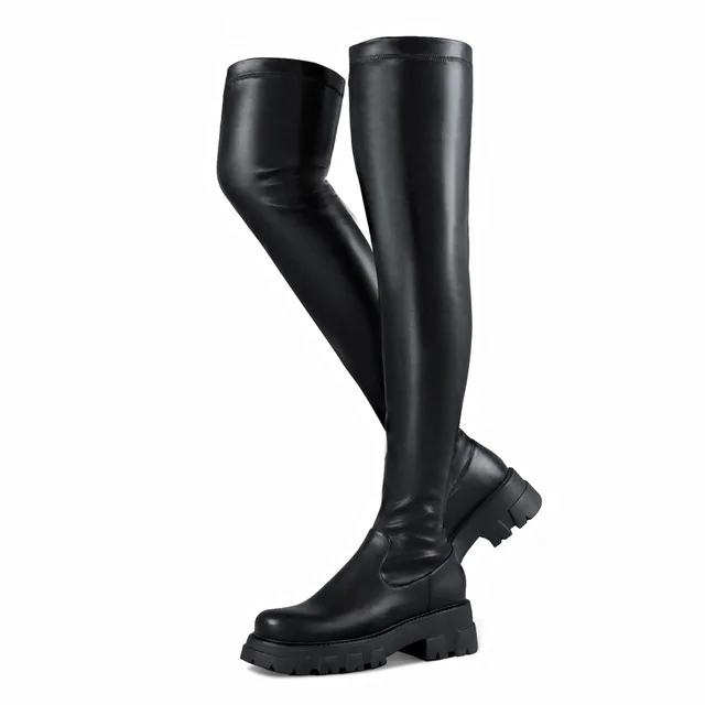 Elvira Women's Over-the-Knee Elastic Boots