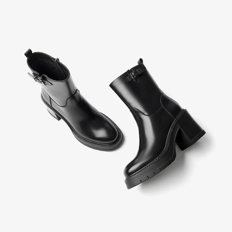 Macarena Women's Square Heel Winter Boots