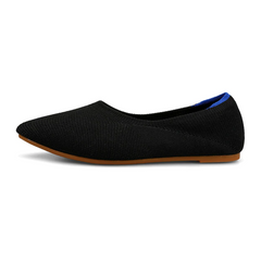 Ninsar Women's Flat Black Shoes