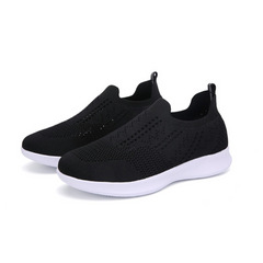 Viky Women's Slip-On Black Shoes