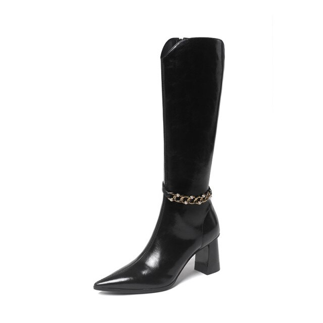 Virginia Women's High Heel Knee High Boots