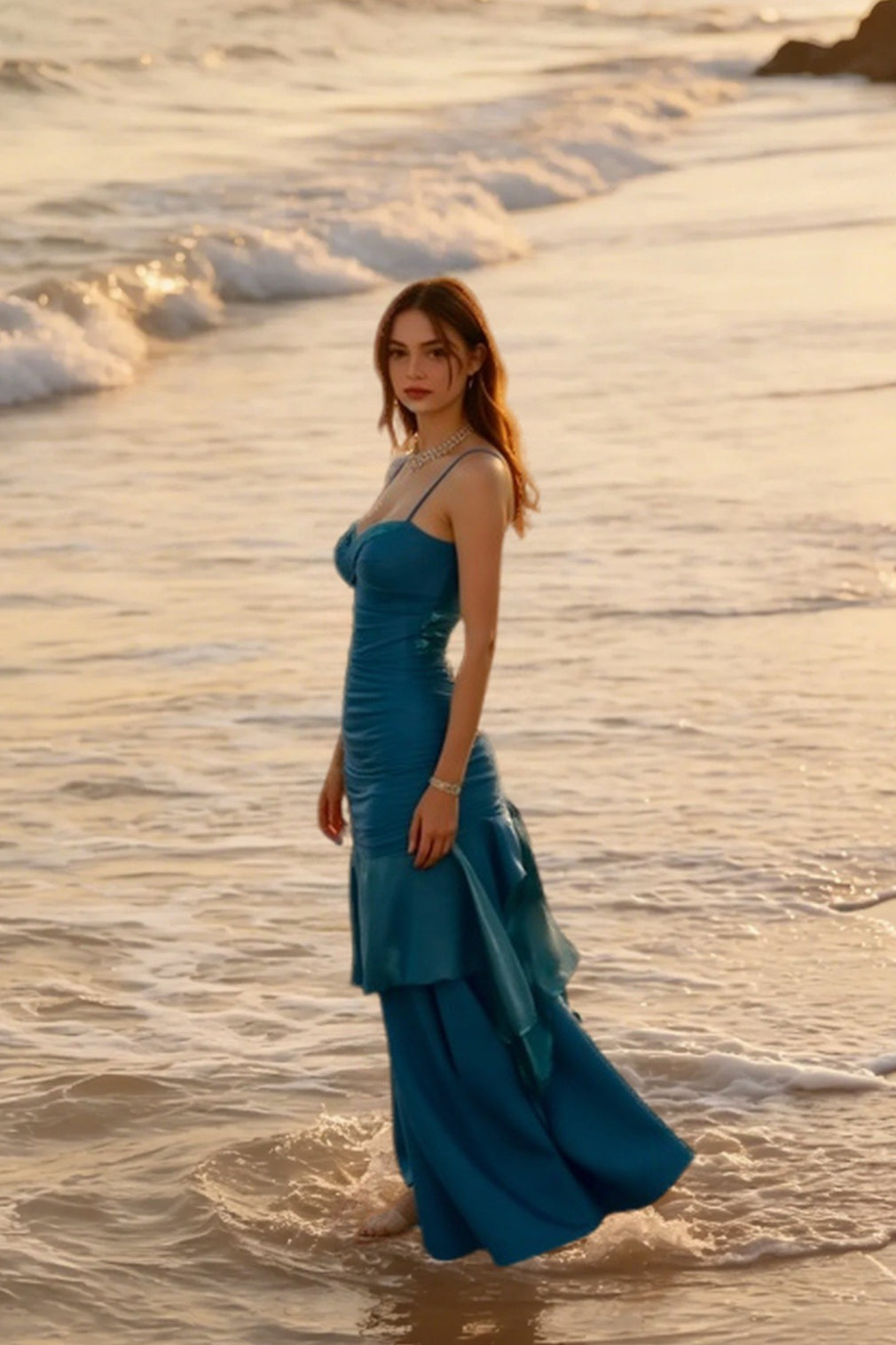 Longline Elegant Slip Dress