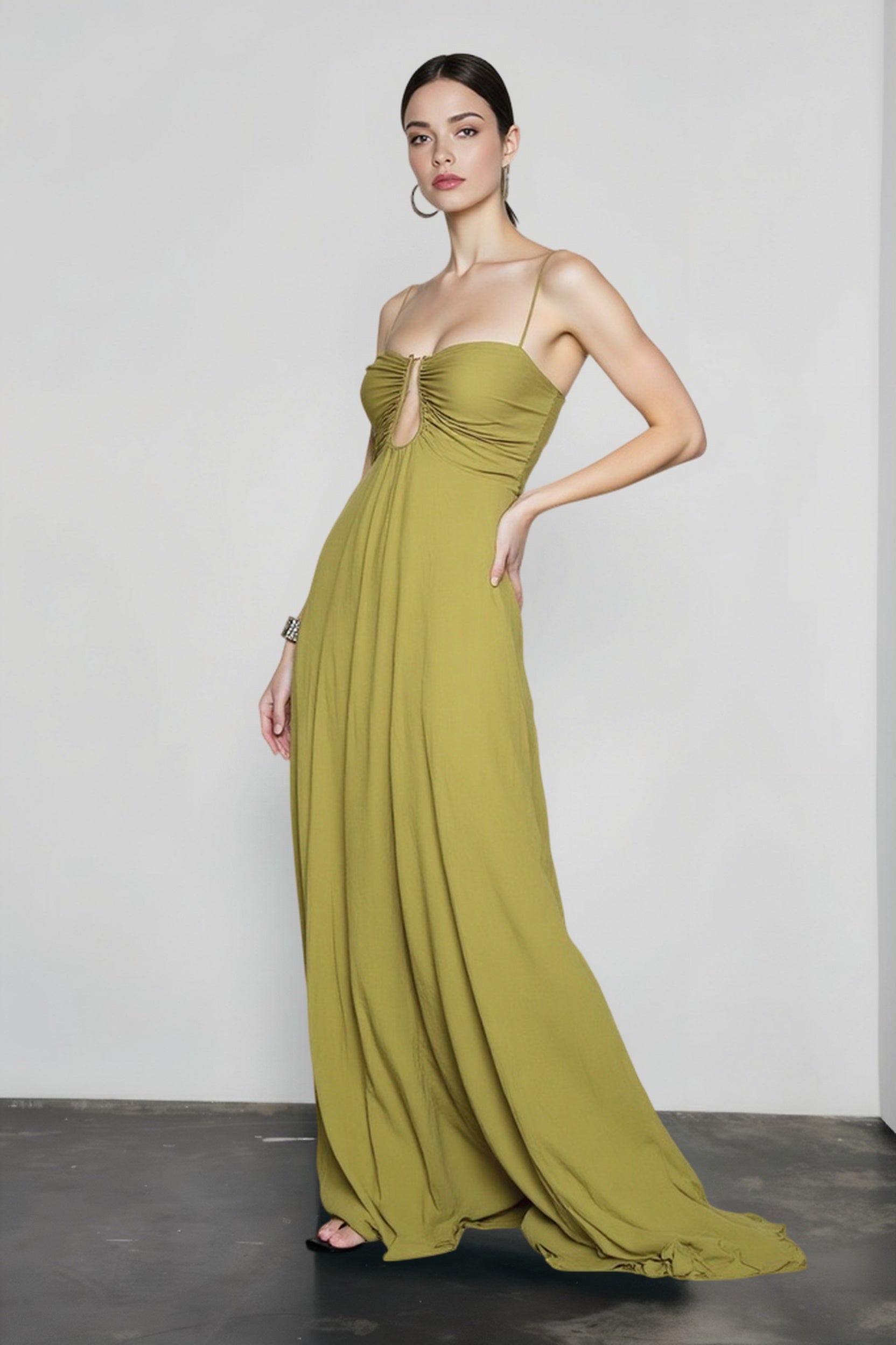Spaghetti Strap Swing Vacation Dress