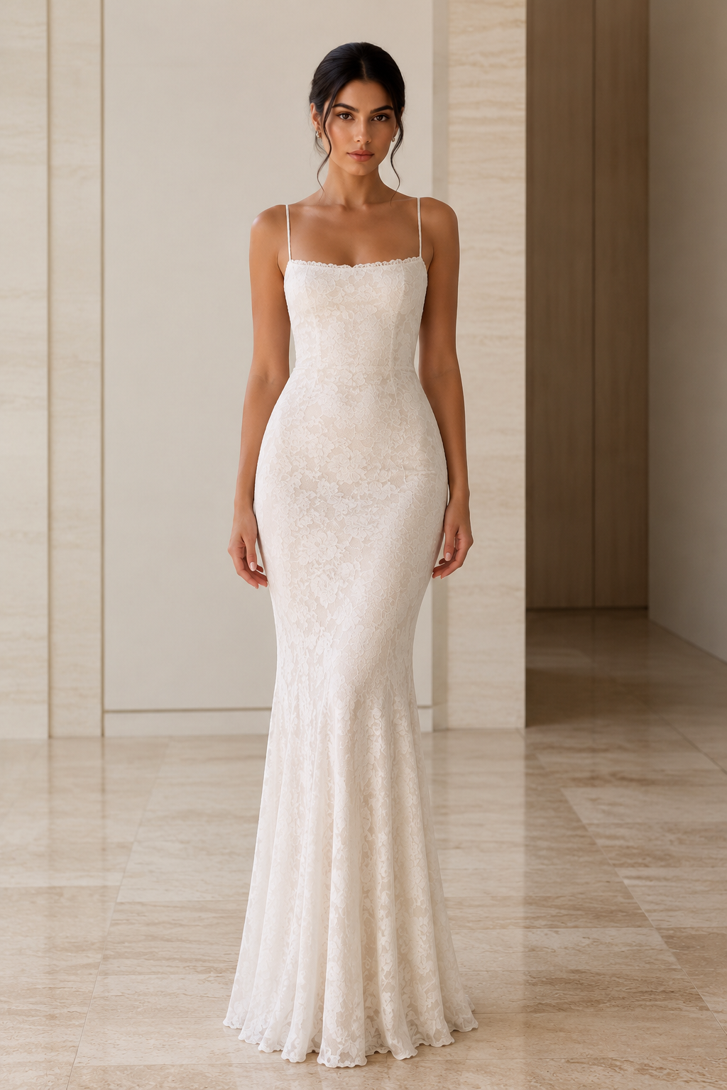 Strappy Backless Lace-Up Sexy Bodycon Maxi Dress