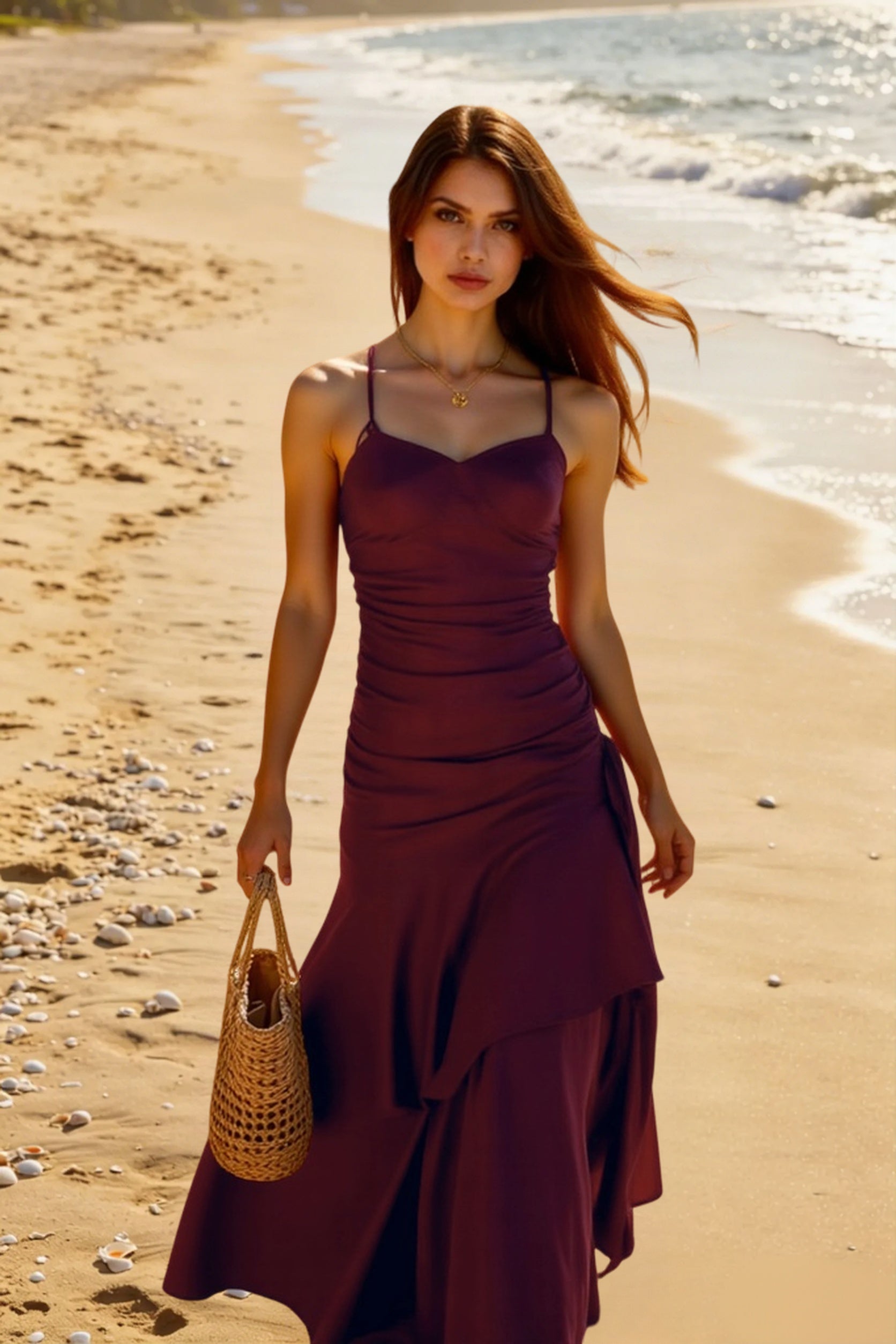 Longline Elegant Slip Dress
