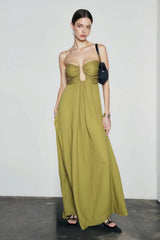 Spaghetti Strap Swing Vacation Dress