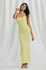Cross Back Bodycon Maxi Dress