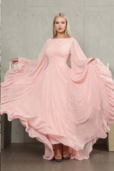 Ruffle Flared Sleeve Tulle Puff Tiered Maxi Dress