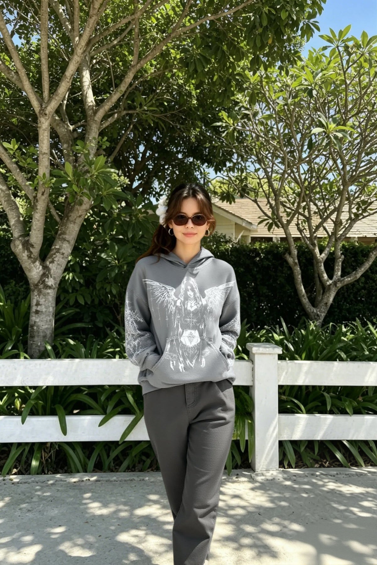 Retro Streetwear Graphic Hoodie