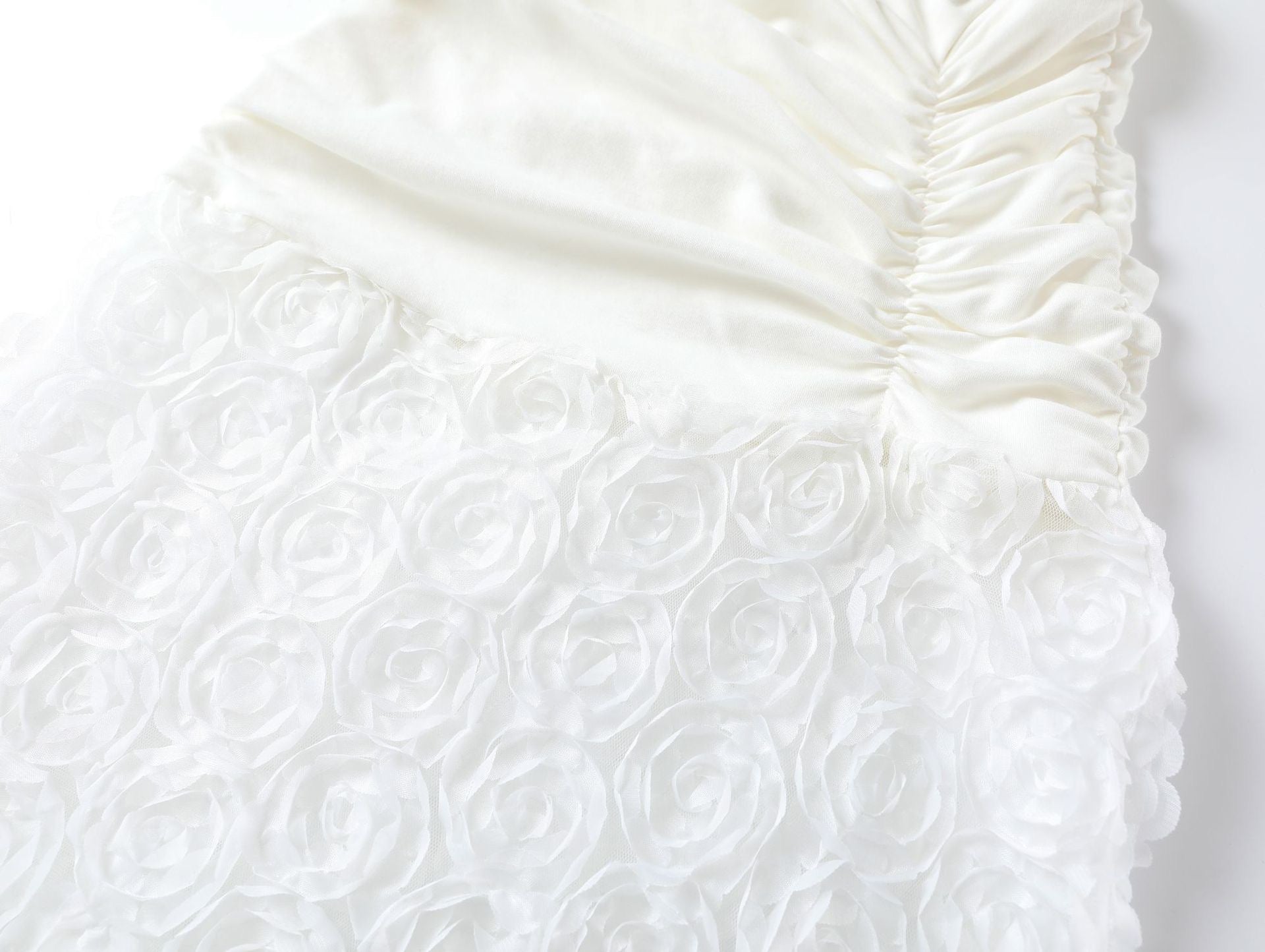Halter Neck Floral Lace Dress