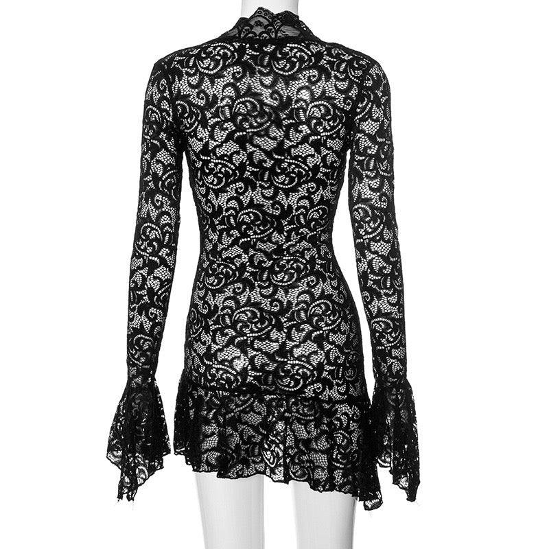 Sequins Jacquard Short Dress