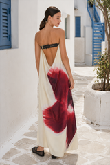 Backless Loose Maxi Floral Dress