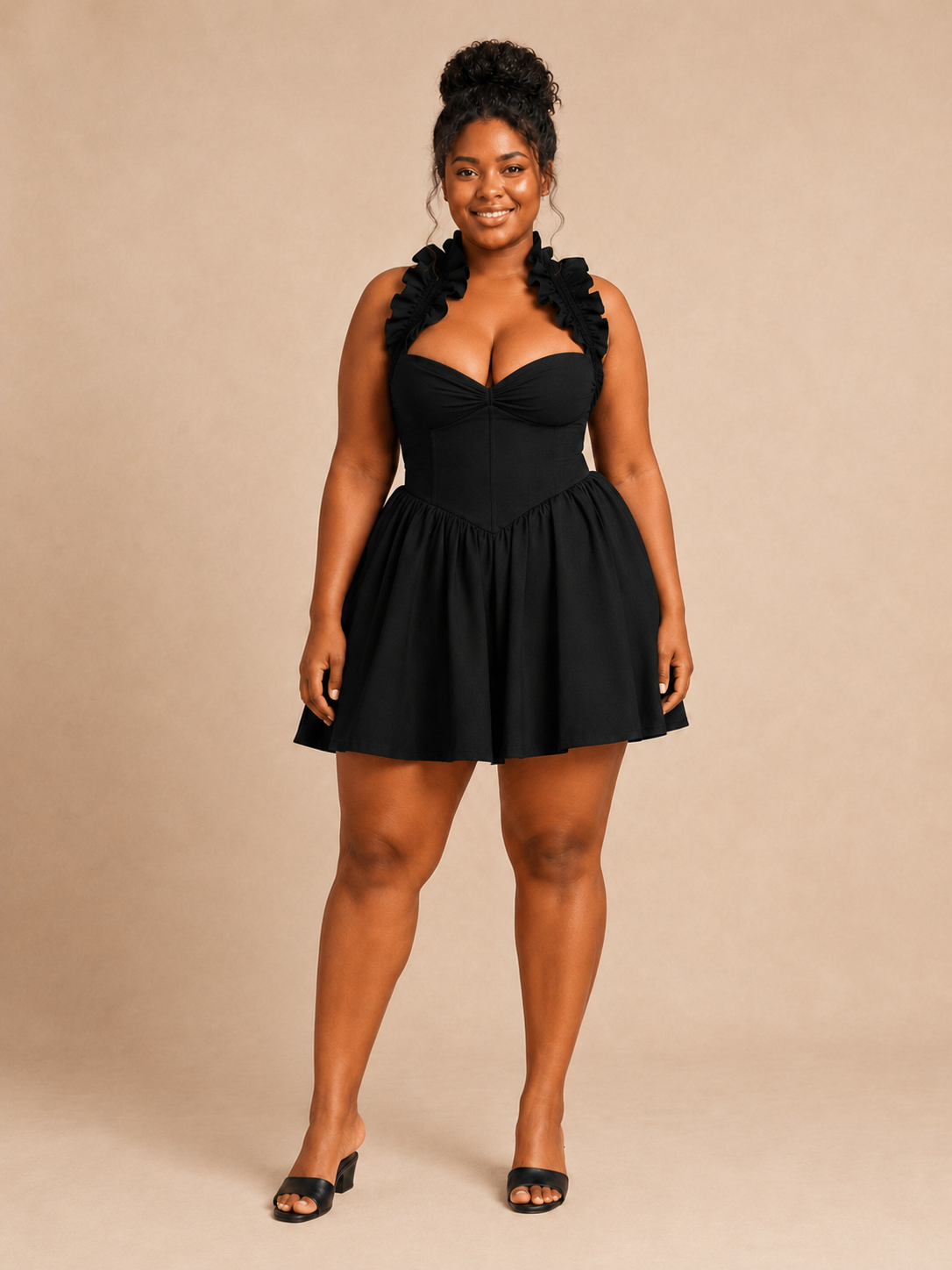 Solid Color Halter Bodycon Cocktail Dress