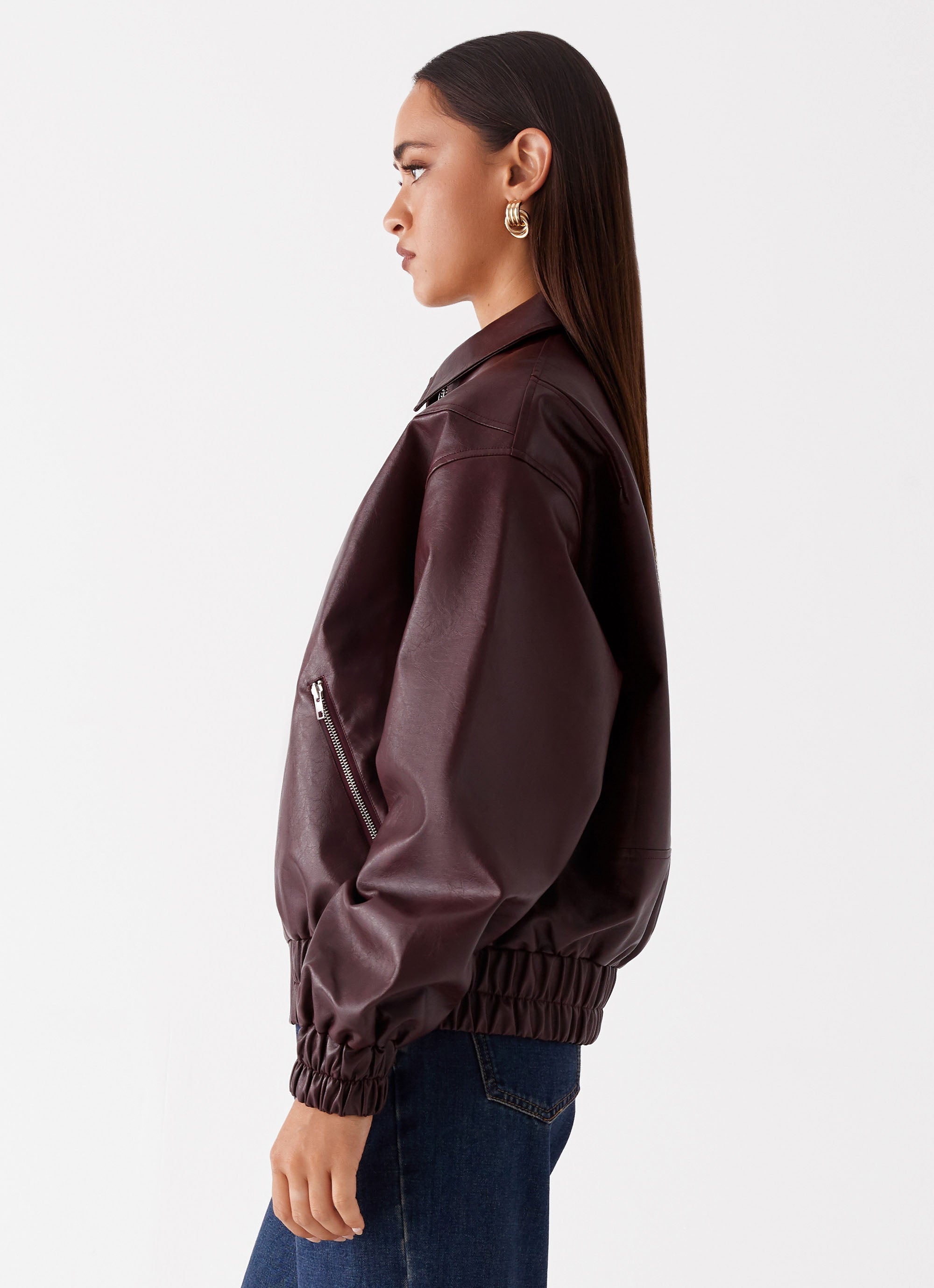 Holland Bomber Jacket-wine