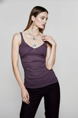 Slim Fit Polka Dot Cami Top
