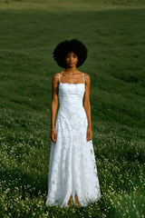 Backless Chiffon Maxi Dress