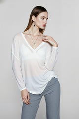 Slouchy Relaxed Long Sleeve Cover Up