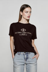 Letter Print Cotton T-shirts