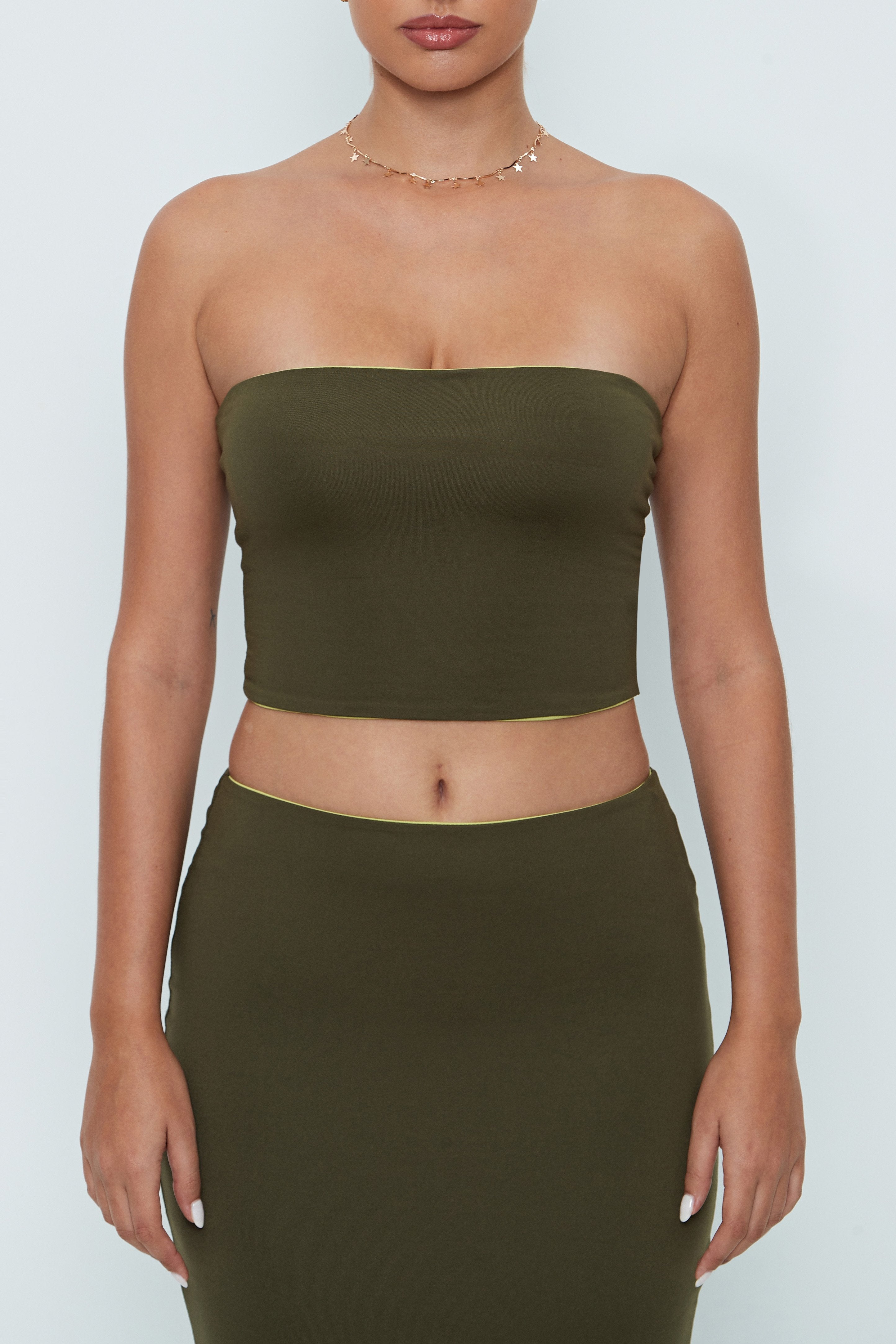 Reversible Cropped Tube Top