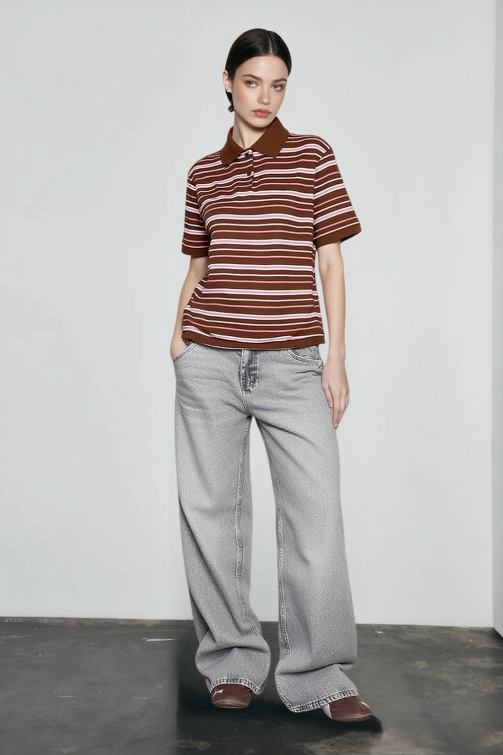 Vintage Stripe Relaxed T-shirts