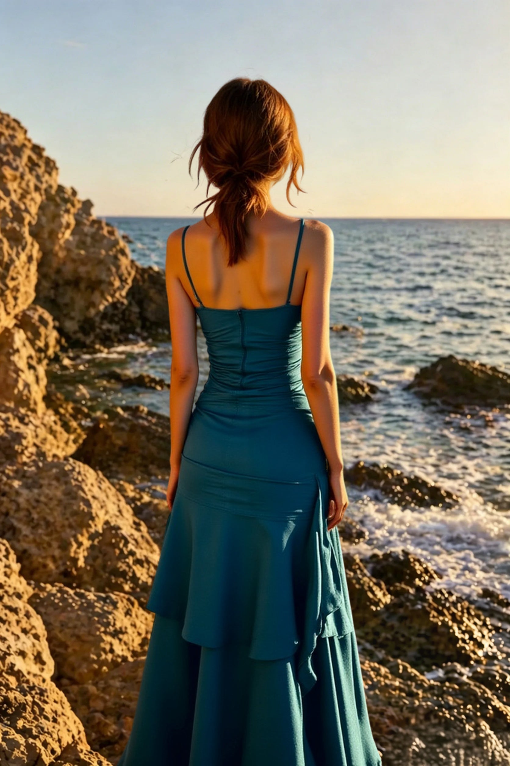 Longline Elegant Slip Dress