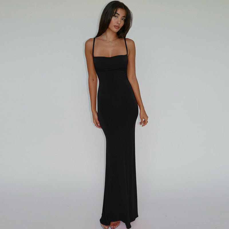 Scoop Neck Maxi Dress