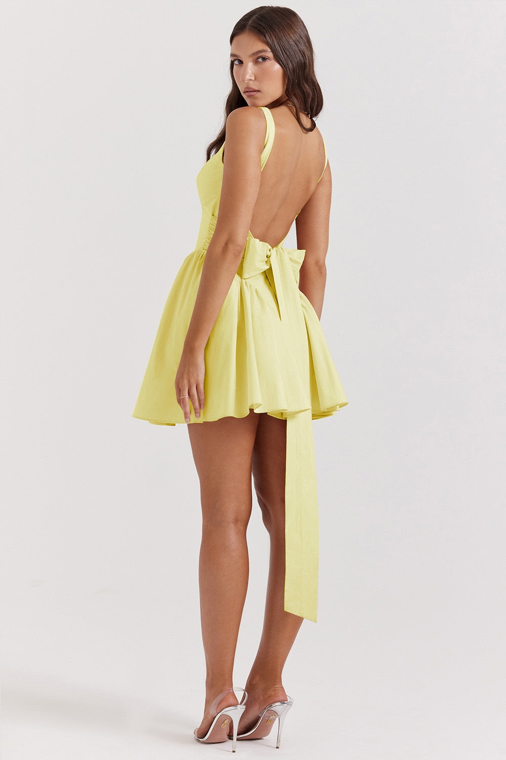 butterfly tie Mini Dress