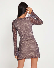 Motel Sevila Dress Batik Botanical