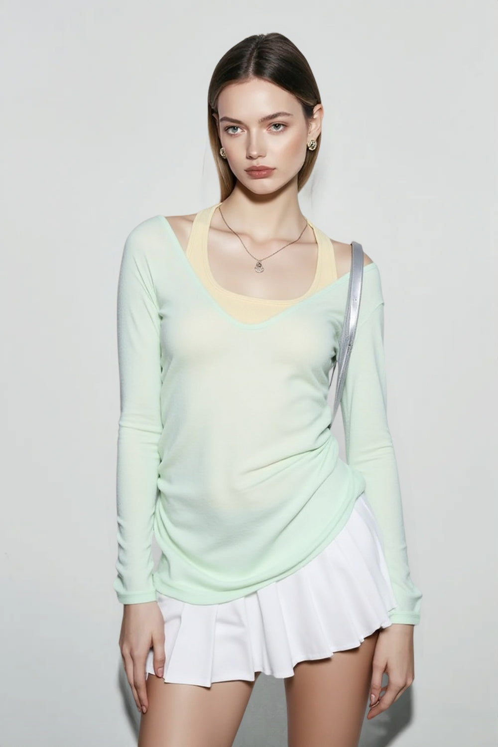 Slouchy Relaxed Long Sleeve Cover Up