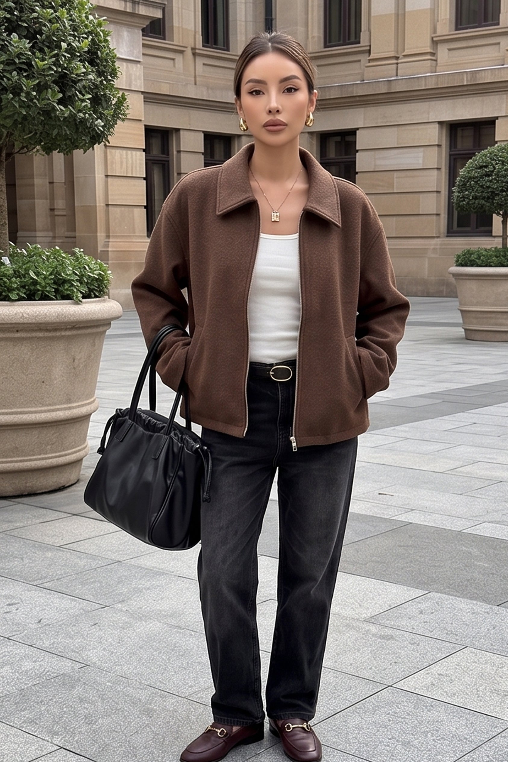 Elegant Long Sleeve Versatile Jacket