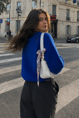 Cropped Knit Button Cardigan