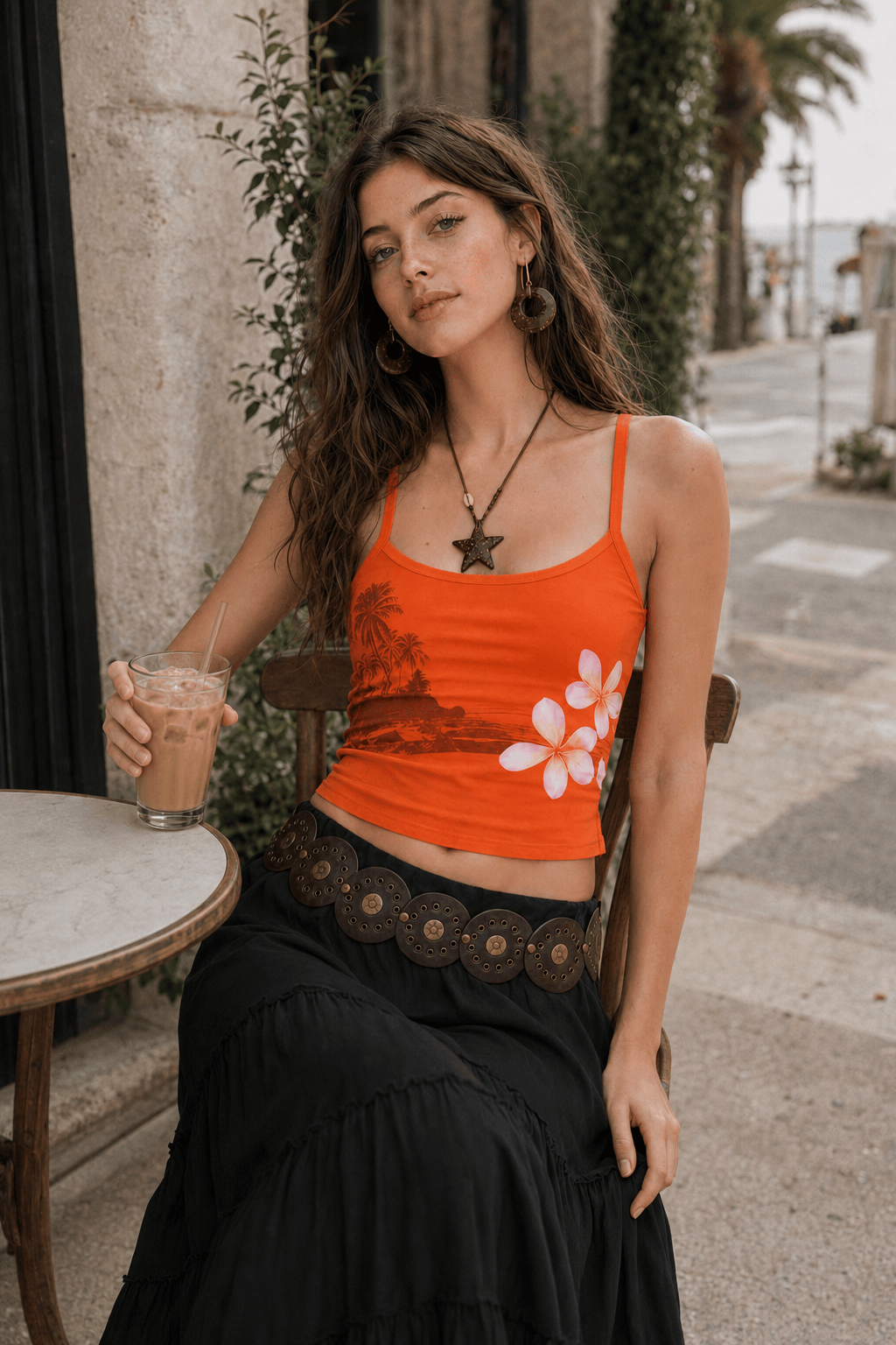 Chic Comfort Floral Print Cami Top