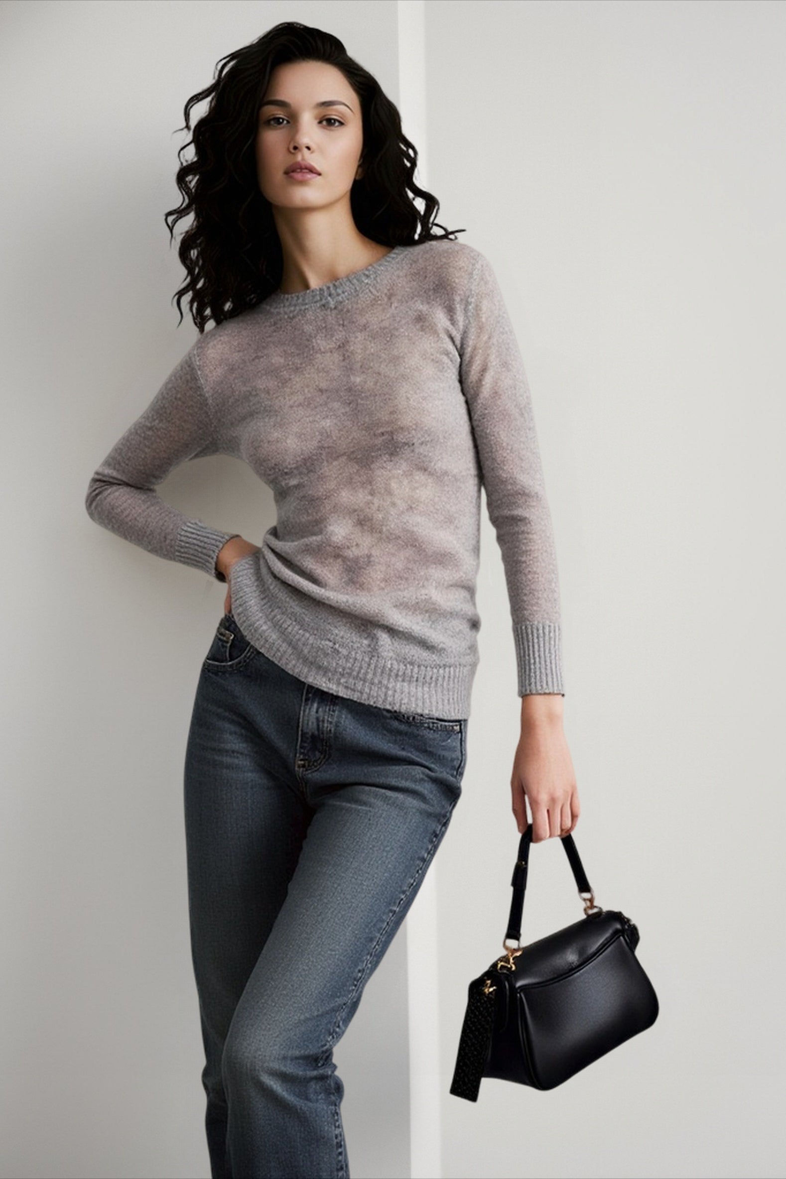 Letter Bodycon Knit Top