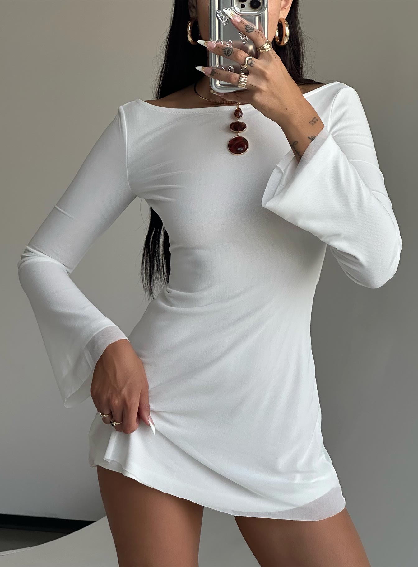 Lukea Long Sleeve Mini Dress