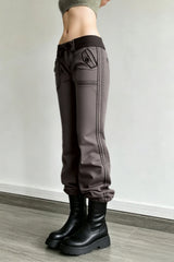 Multi Pocket Low Waist Bootcut Jeans