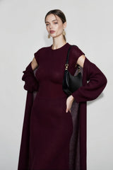 Cardigan Sleeveless Dress Knit Set