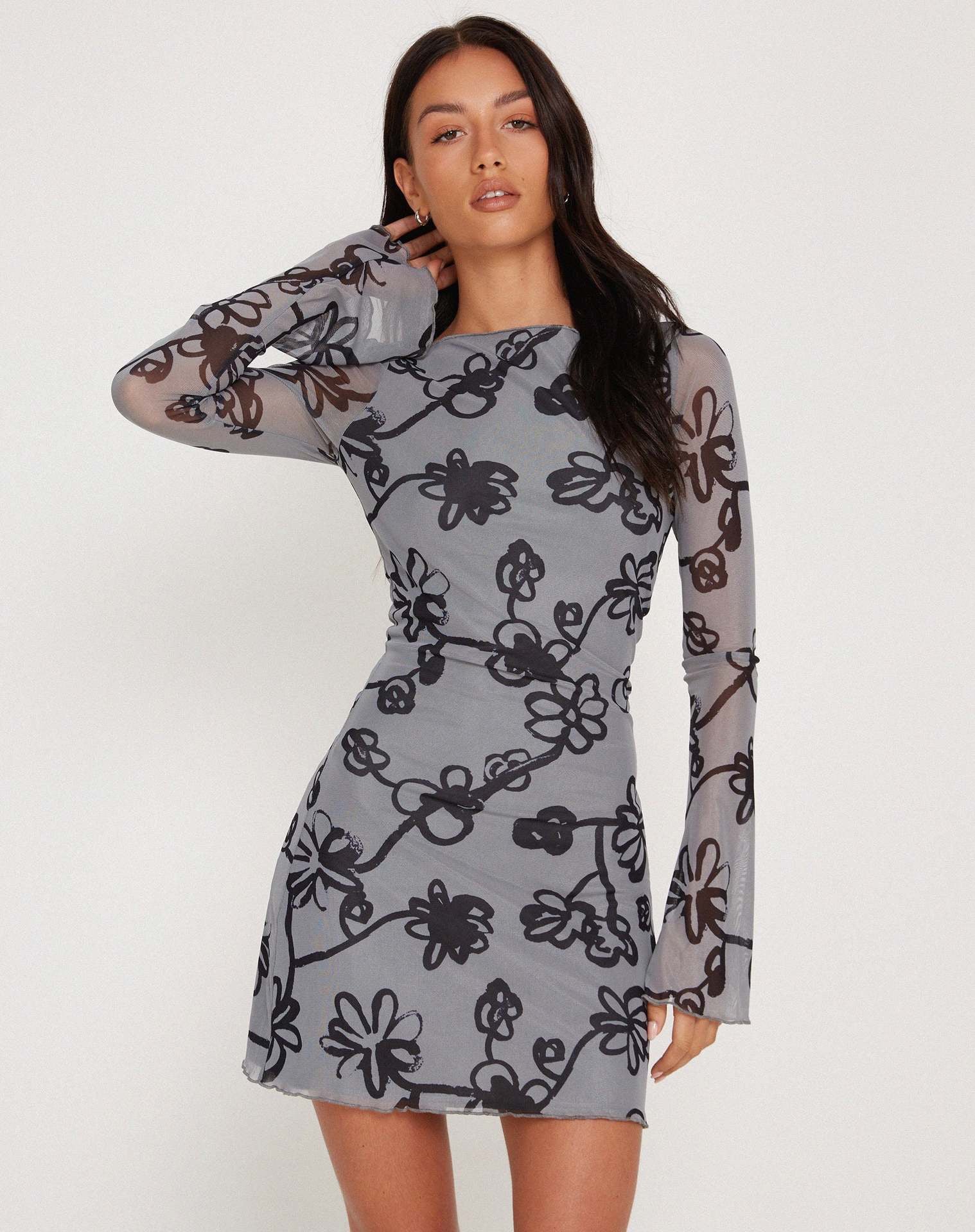 Motel Sevila Dress Batik Botanical