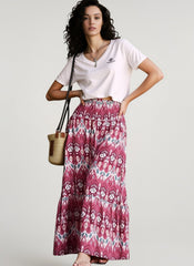 Boho Print Lightweight Vacation Skirt