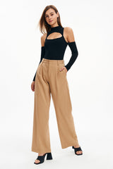 Cut Out Cold Shoulder Bodysuit