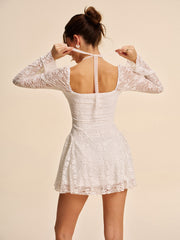 Corset Lace Halter Dress