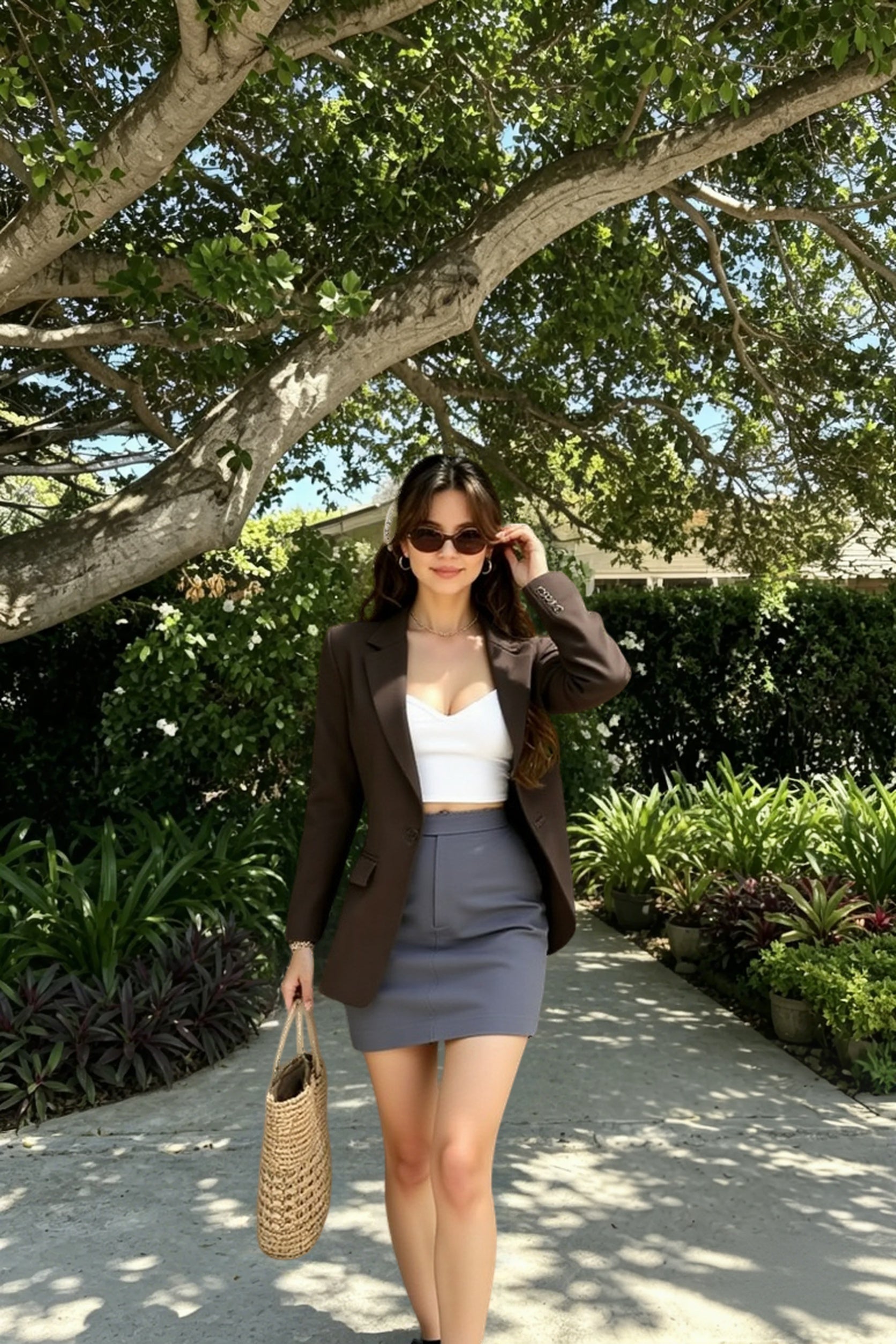 Office Ready Slim Fit Long Sleeve Blazer