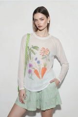 Breathable Loose Floral Cover Up