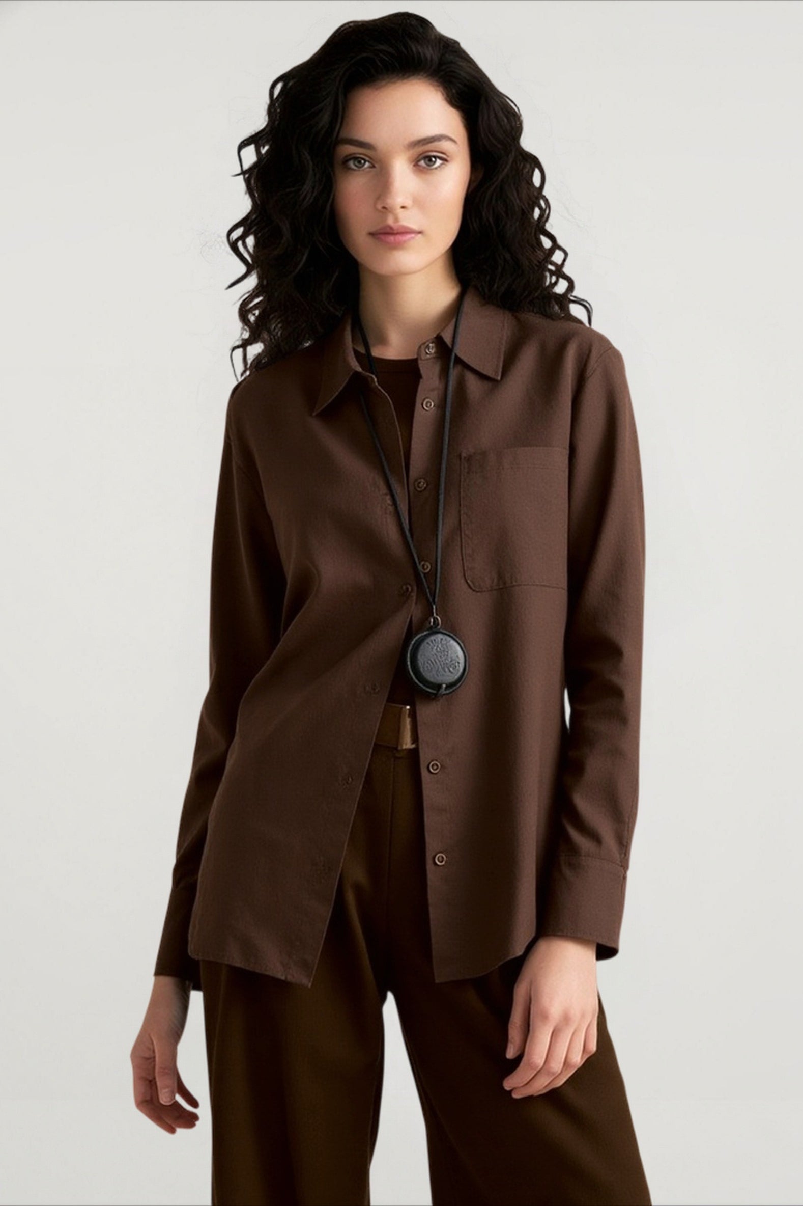 Linen Loose Fit Layering Blouse
