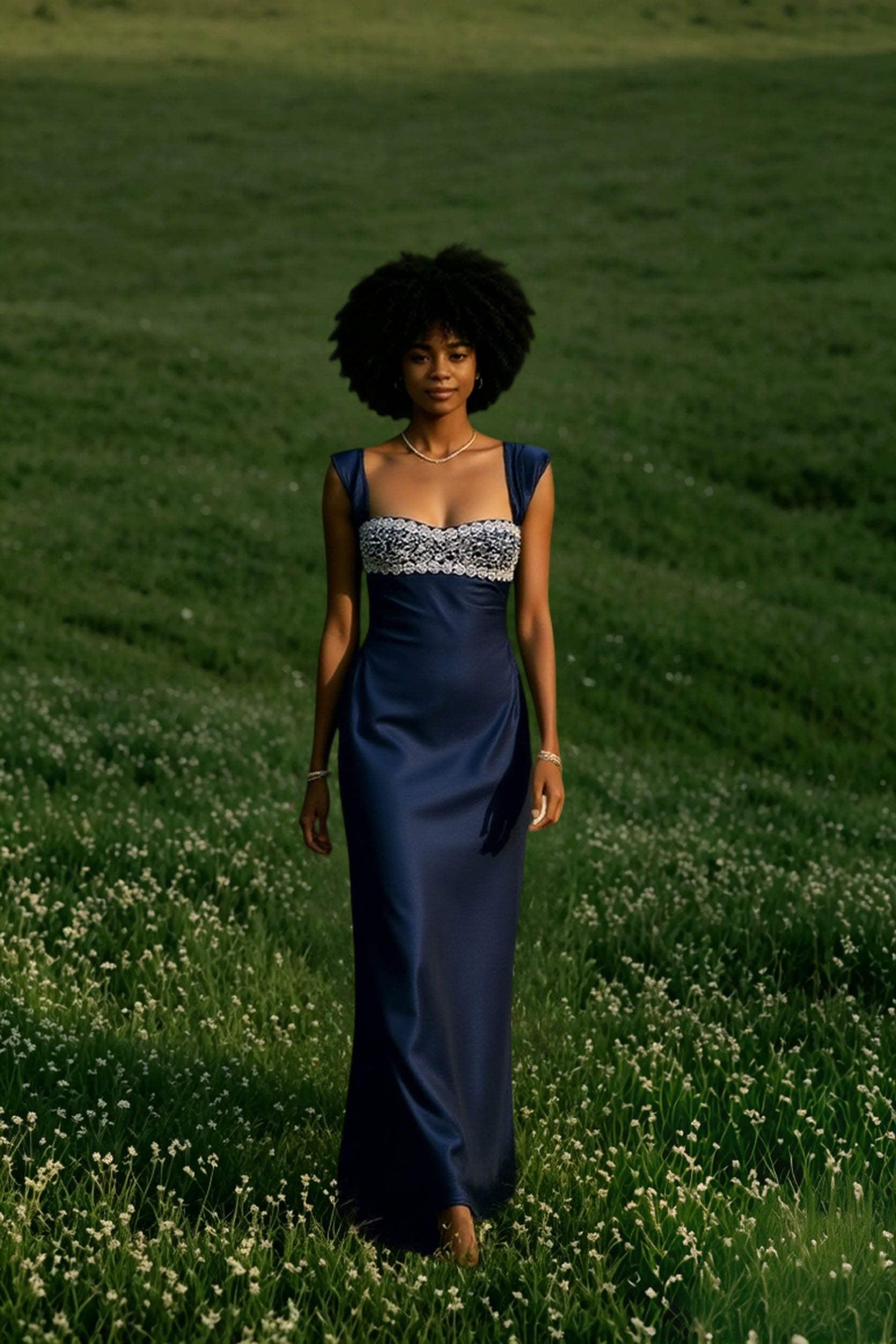 Patchwork Rhinestone Ruched Elegant Maxi Dress