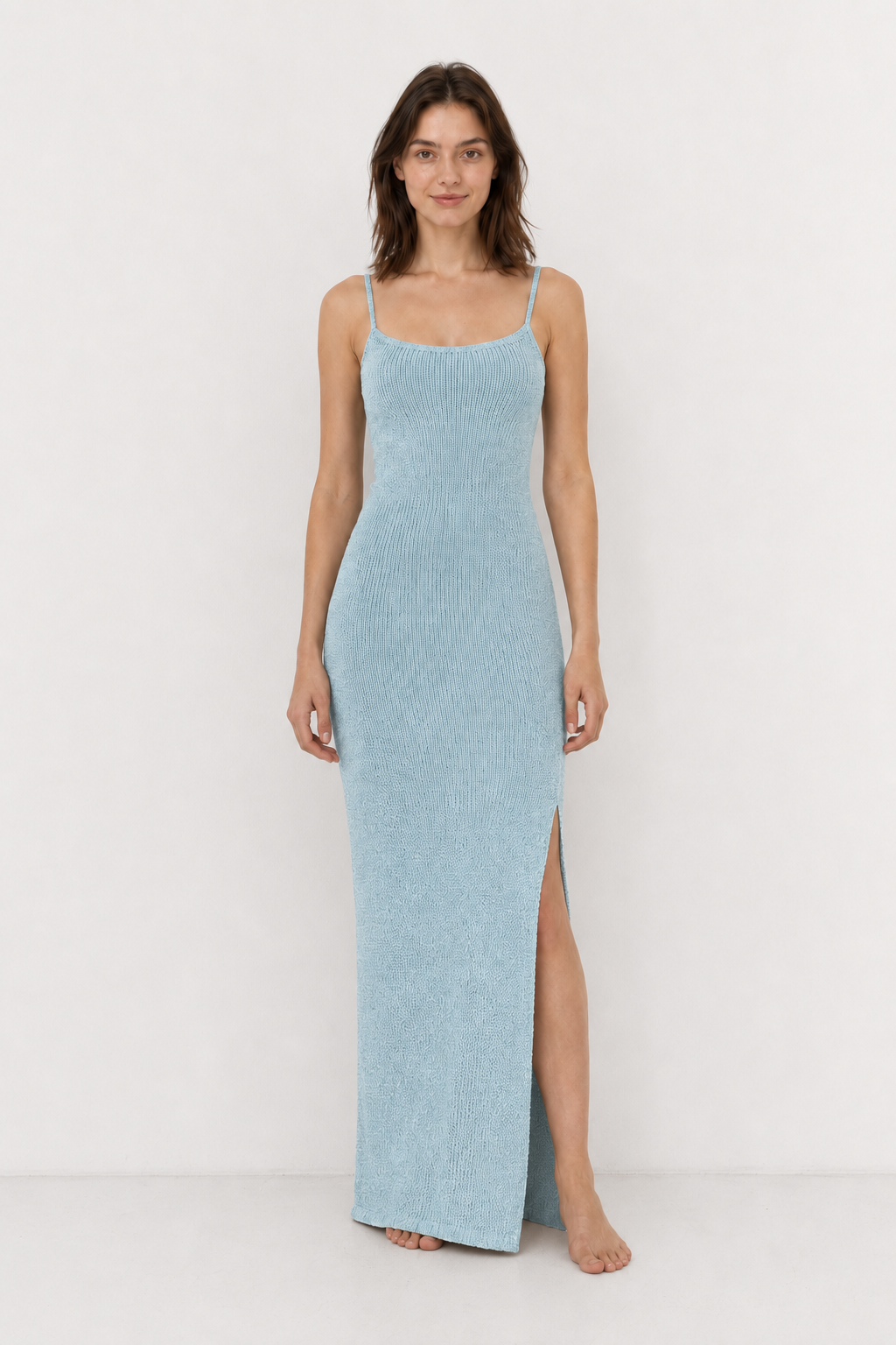 Knit Cami Slim Backless Sexy Sweater Dress