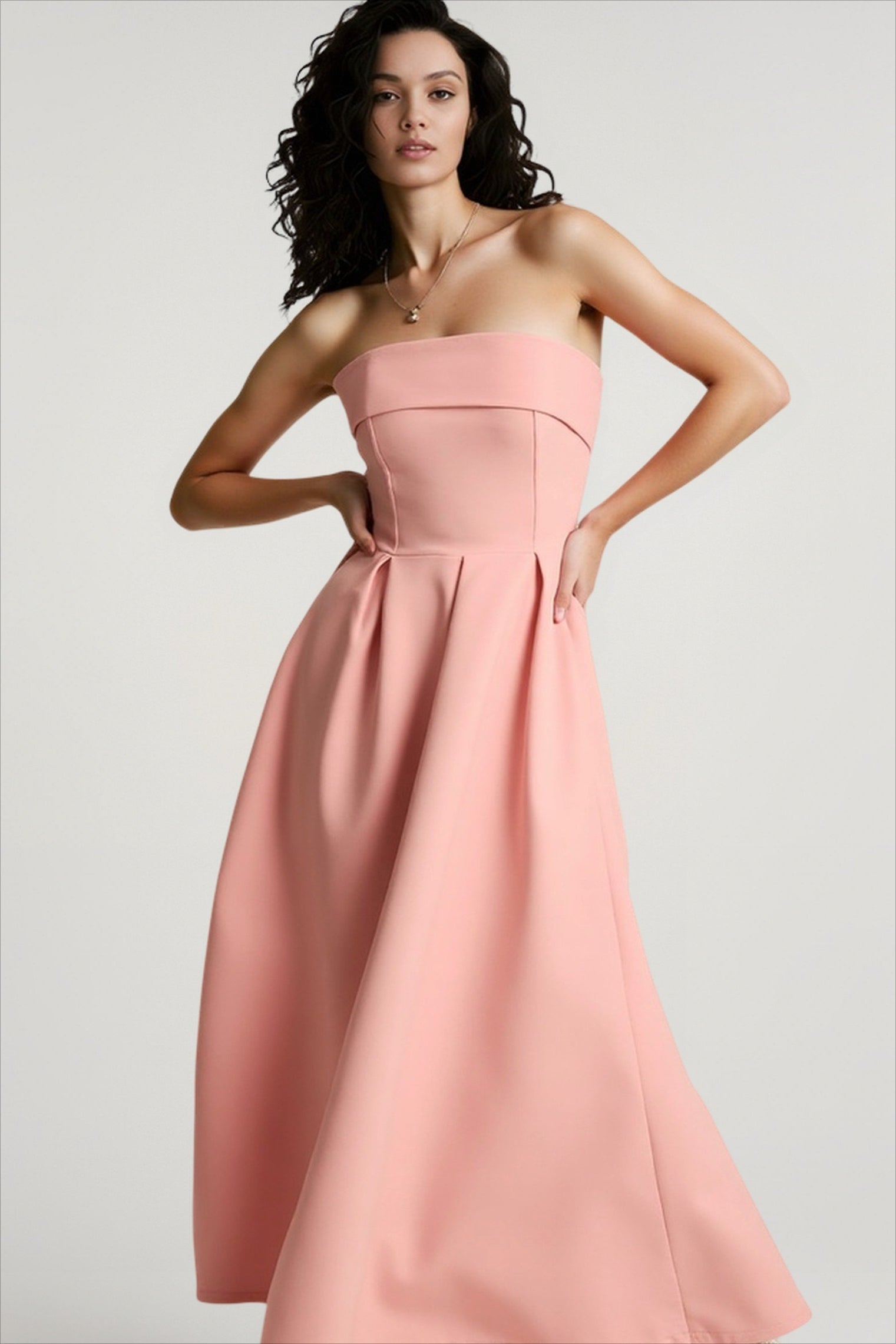 Bandage Strapless Party Dress