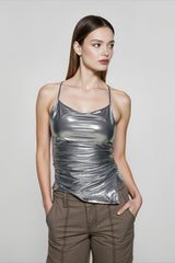 Open Back Asymmetrical Cami Top