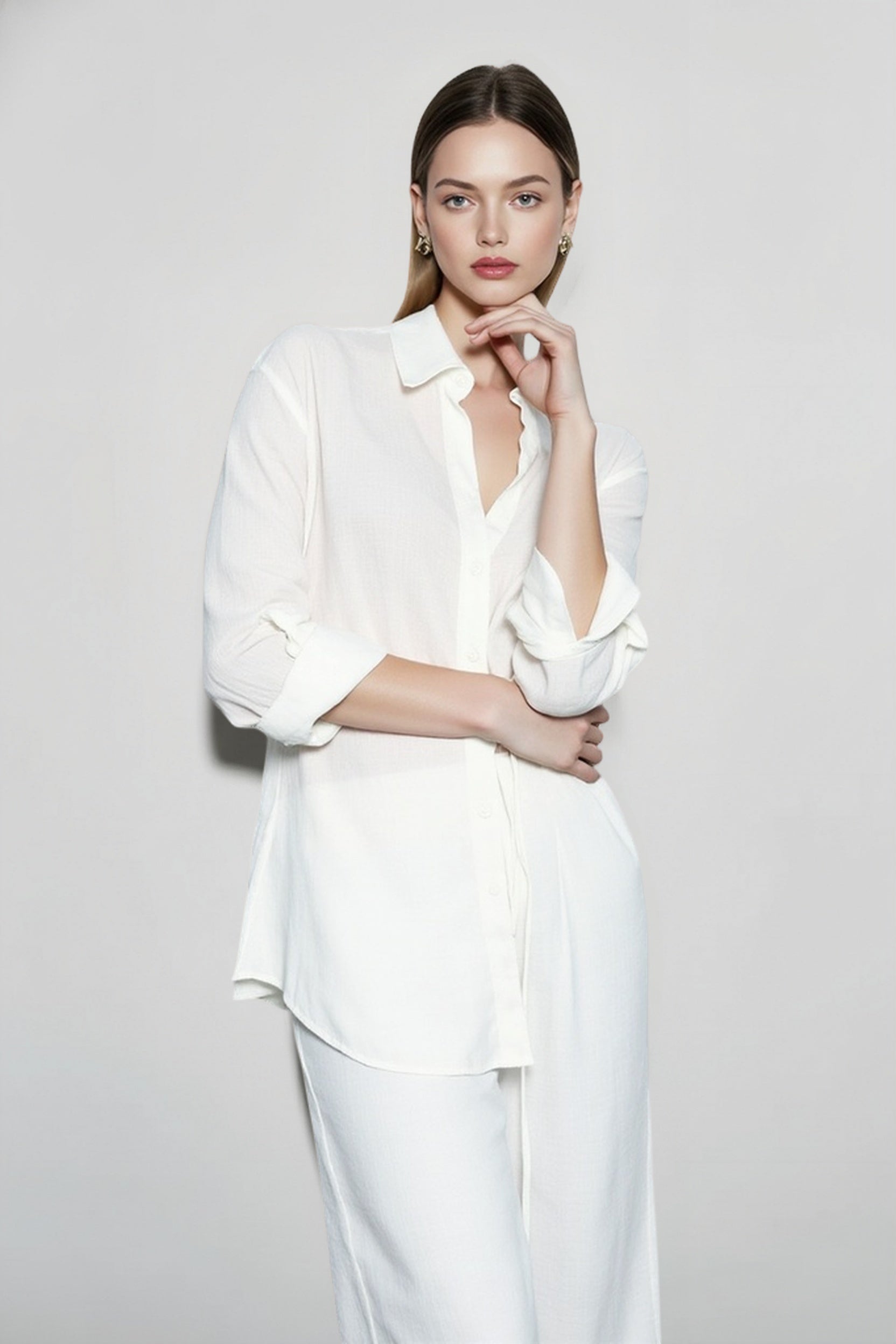 Pure Linen UV Protection Blouse