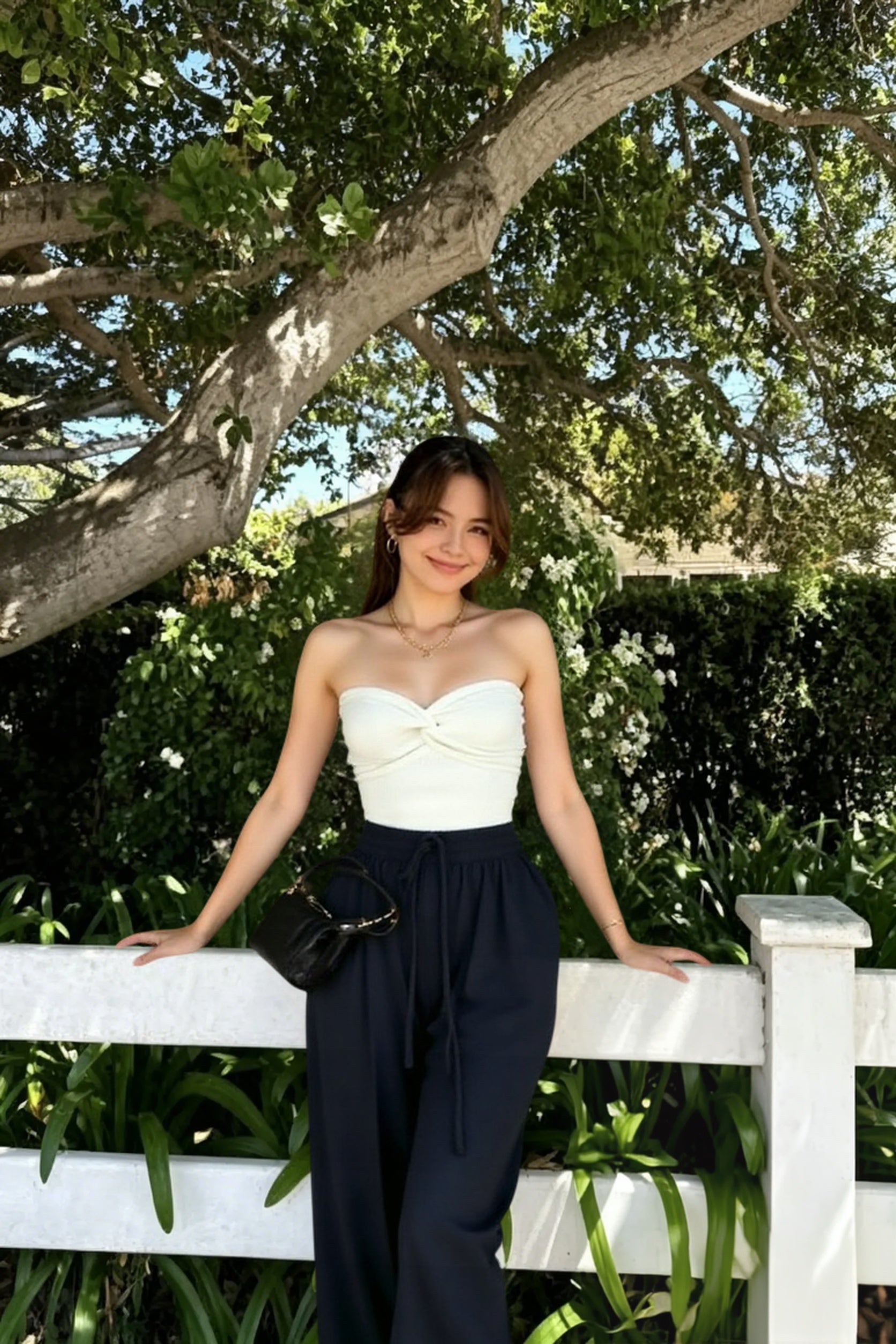 Knit Corset Basic Backless Strapless