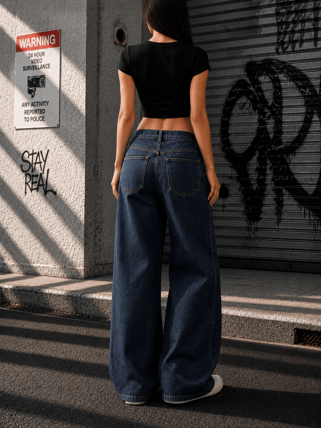 Y2K Gothic Streetwear Baggy Pant